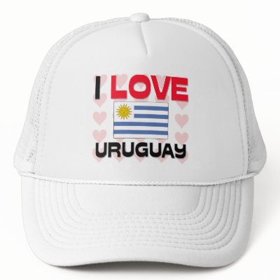 I Love Uruguay Mesh Hats by tshirtshirts