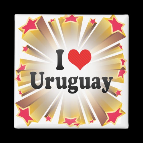 I Love Uruguay Fridge Magnet