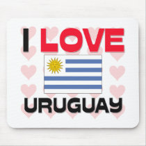 I Love Uruguay mousepads by tshirtshirts I Love Uruguay mousepads