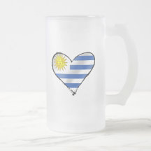 I love Uruguay Uruguayan heart gifts Coffee Mugs