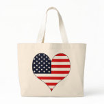 I Love Usa Tote Bags