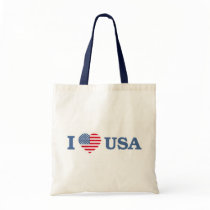 I Love USA Bag