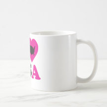 I Love USA Coffee Mugs