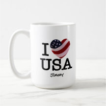 I Love USA Mug