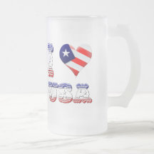 I Love USA Mugs