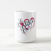 I Love USA Mugs