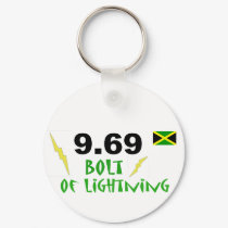 I love usain bolt - keychain