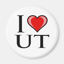 I Love UT - Utah Fridge Magnets