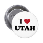 I Love Utah Buttons