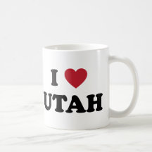 I Love Utah Coffee Mug