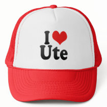 I Love Ute Hat