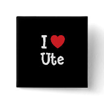 I love Ute heart T-Shirt buttons by funnycustomtshirts I love Ute heart T-Shirt buttons
