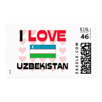 I Love Uzbekistan postage by tshirtshirts I Love Uzbekistan postage