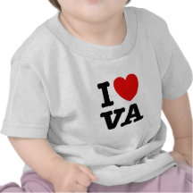I Love VA T Shirts