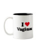 I love vaginas mug