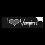 I Love Vampires Bumper Sticker