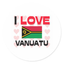 I Love Vanuatu stickers