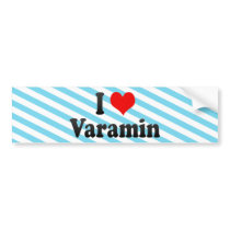 I Love Varamin, Iran Bumper Stickers