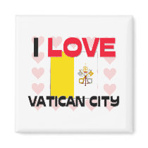 I Love Vatican City magnets
