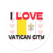 I Love Vatican City stickers