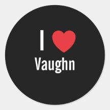I love Vaughn Sticker