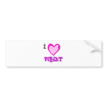 I LOVE Vault Bumper Sticker