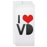 I Love VD rack cards