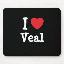 I love Veal heart T-Shirt mousepads by funnycustomtshirts I love Veal heart T-Shirt mousepads