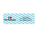 I Love Veal Scallopine Custom Return Address Labels