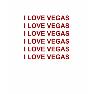 I LOVE VEGAS Baby Doll Tee shirt