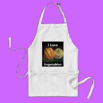 I Love, Vegetables aprons