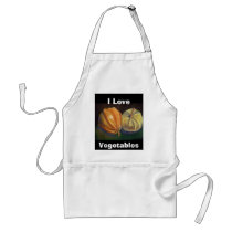 I Love, Vegetables aprons by JenuArt I Love, Vegetables aprons