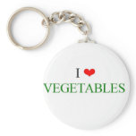 I love Vegetables Keychain