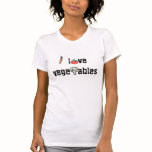 I love vegetables t shirts