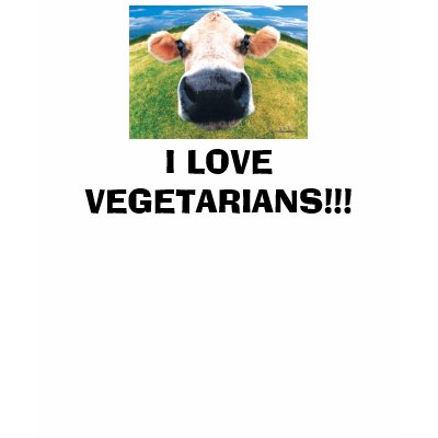 I LOVE VEGETARIANS!!! T-SHIRTS by ToriSkye