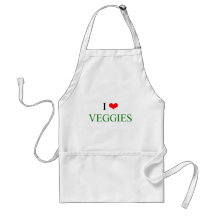 I Love Veggies Aprons