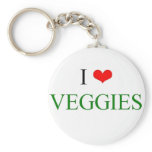 I love veggies key chain
