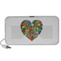 I Love Veggies Travel Speaker