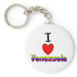 I Love Venezuela Keychain