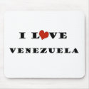 I Love Venezuela mousepads by iloveimiss I Love Venezuela mousepads