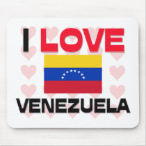 I Love Venezuela mousepads