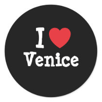 I love Venice heart T-Shirt stickers by funnycustomtshirts I love Venice heart T-Shirt stickers