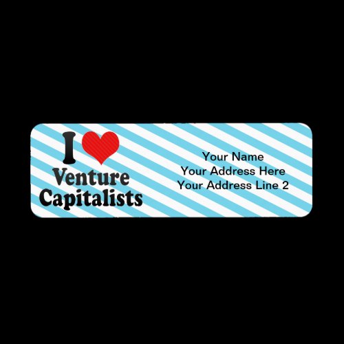 I Love Venture Capitalists Custom Return Address Labels