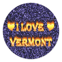 I love vermont fire and flames stickers by ultraflames I love vermont fire and flames stickers