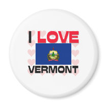 I Love Vermont magnets by tshirtshirts I Love Vermont magnets