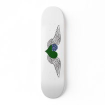 I Love Vermont Republic -wings Skate Decks