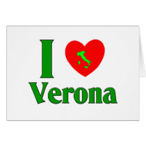 I Love Verona Italy cards