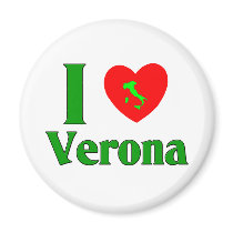 I Love Verona Italy magnets