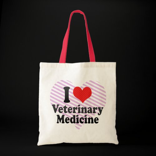 I Love Veterinary Medicine Bag
