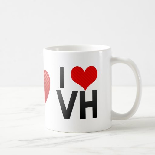 I Love VH Coffee Mugs